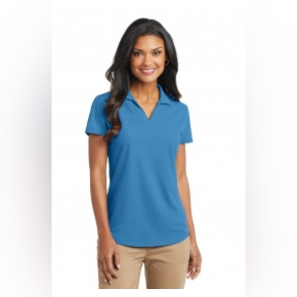 Port Authority Ladies Dry Zone Grid Polo in Celadon Blue Size 3XL